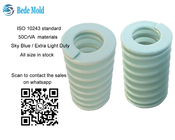 Os materiais 50CrVA padrão da mola ISO10243 do molde da carga da luz de Extre iluminam - a cor verde