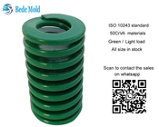 Materiais OD10~63mm da cor verde 50CrVA das molas do molde da carga da luz do padrão do ISO 10243