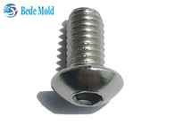 A cabeça de aço inoxidável do botão M8 do comprimento 12~65mm parafusa o padrão dos materiais ISO7380 do SUS 304