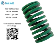 Materiais OD10~63mm da cor verde 50CrVA das molas do molde da carga da luz do padrão do ISO 10243