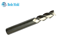dureza das ferramentas de corte HRC do CNC da tolerância de 0.001mm 55 3 flautas para o alumínio