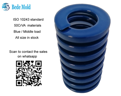 Série azul da cor B das molas médias padrão do molde da carga ISO10243 todo o tamanho no estoque